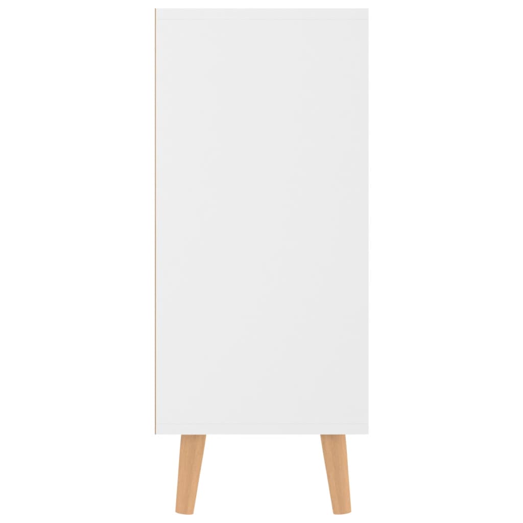 Hoogglans wit dressoir van bewerkt hout met lades en opbergruimte voor woonkamer of hal