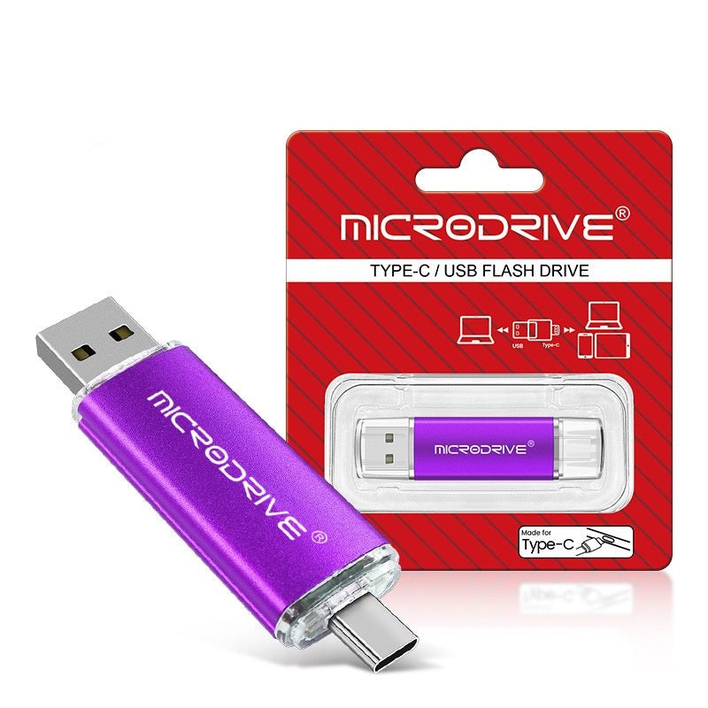 USB-C USB-stick met draaibaar ontwerp voor smartphones en computers