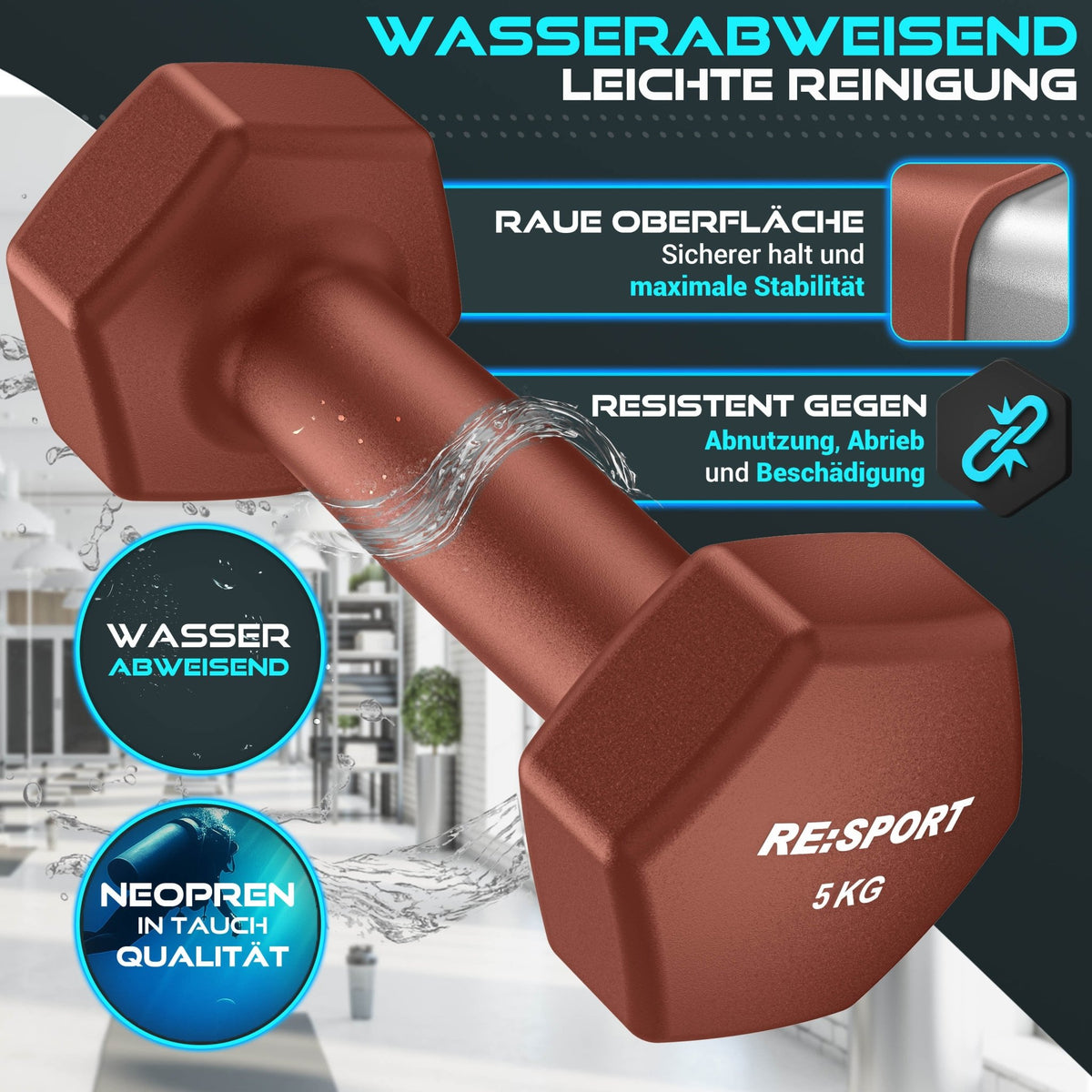Dumbbell Set met Standaard & 3 Fitnessbanden – 3 Paar, 1–18 kg - Spotlights shopping