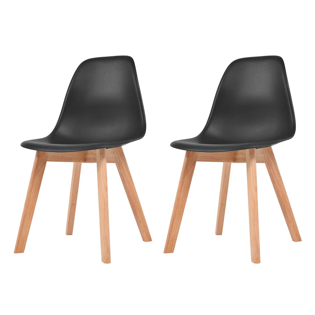 Set van vier turquoise Scandinavische eetkamerstoelen met ergonomische kunststof kuipzitting en houten poten