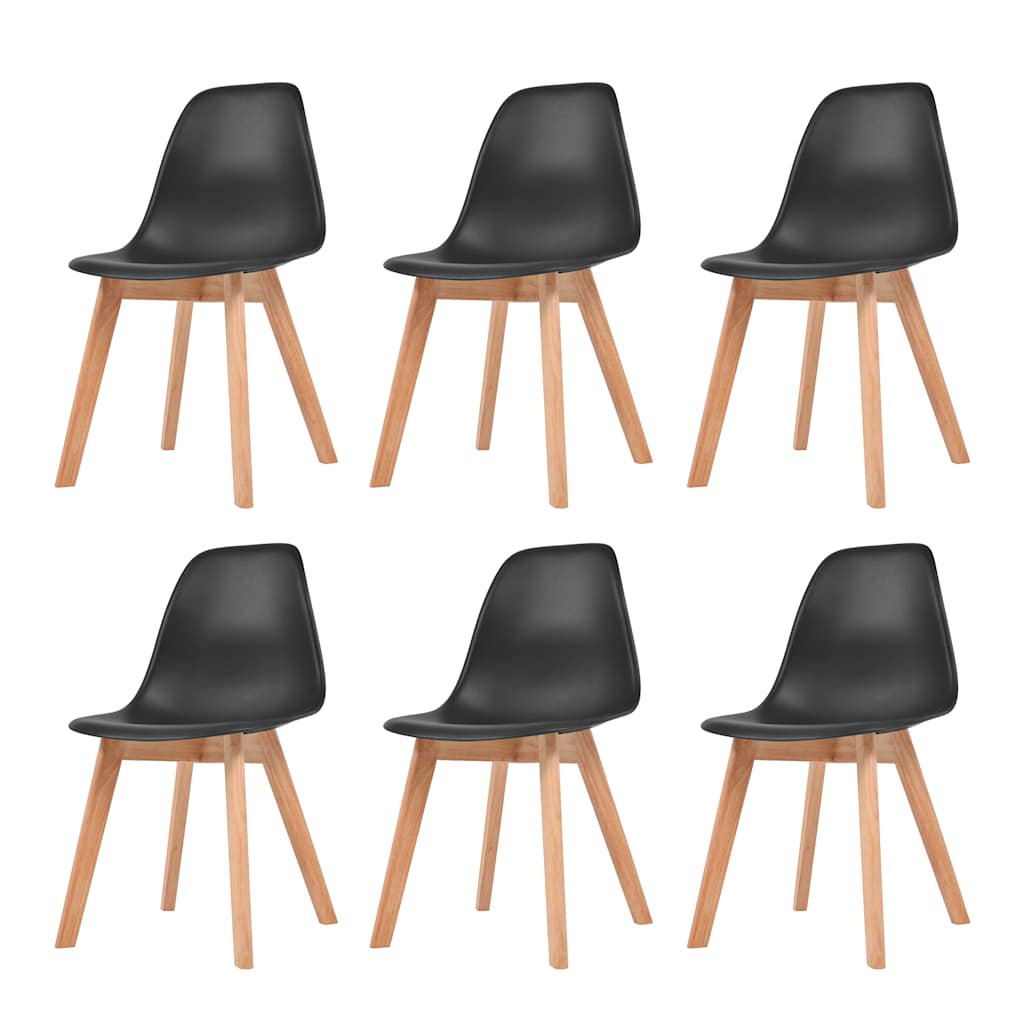 Set van vier turquoise Scandinavische eetkamerstoelen met ergonomische kunststof kuipzitting en houten poten