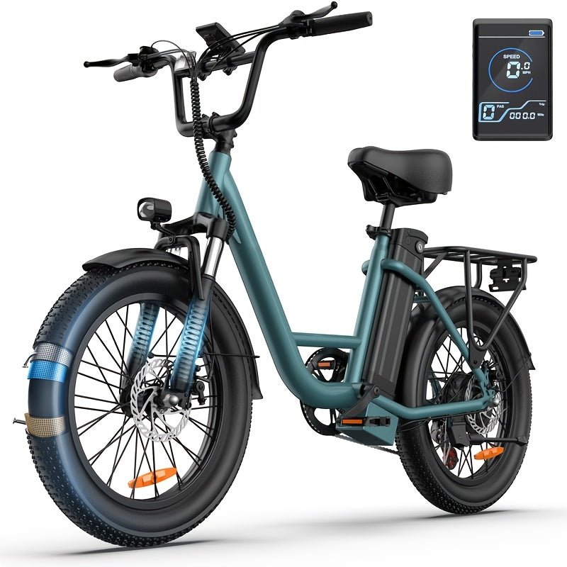-bike met 13Ah accu en tot 80 km bereik