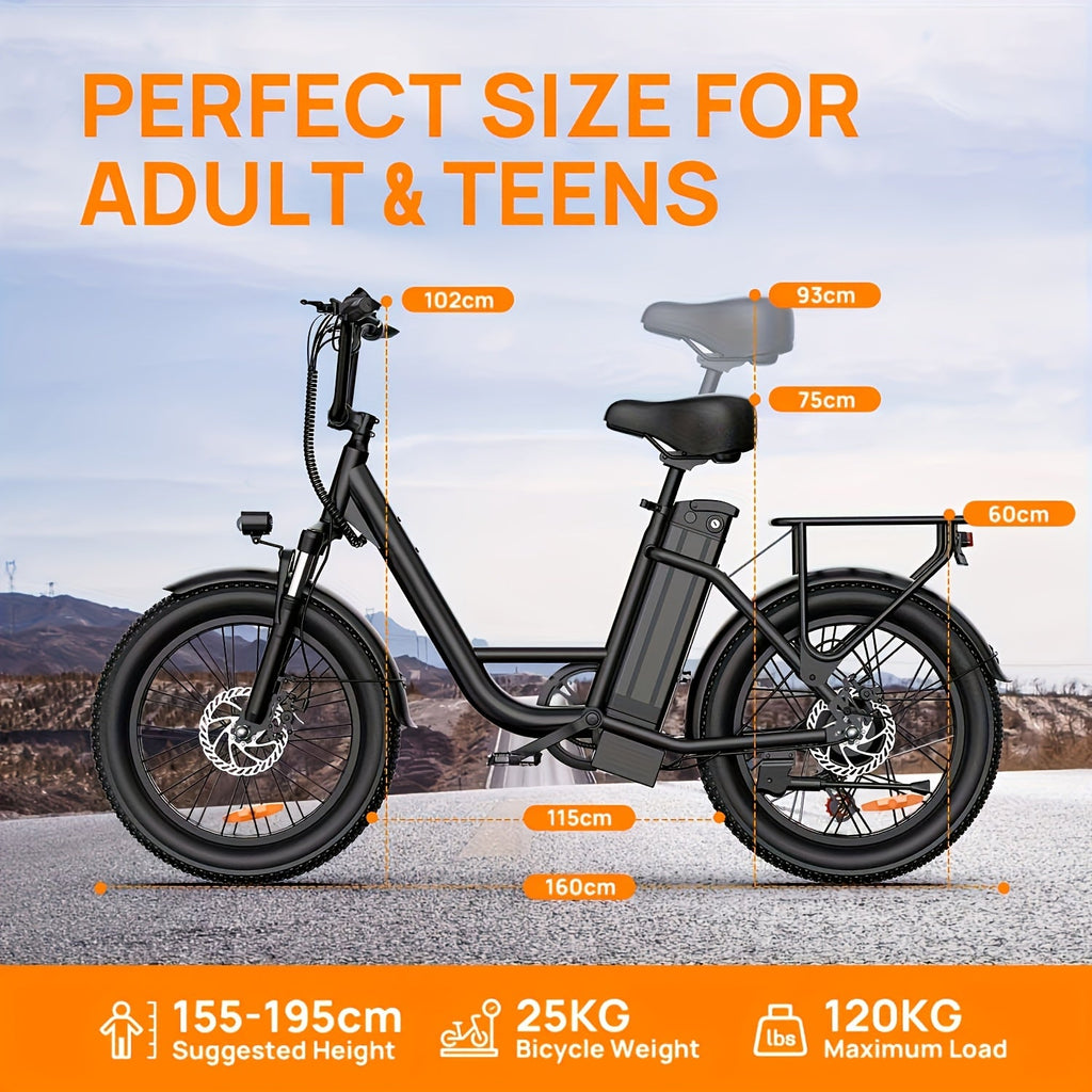 -bike met 13Ah accu en tot 80 km bereik