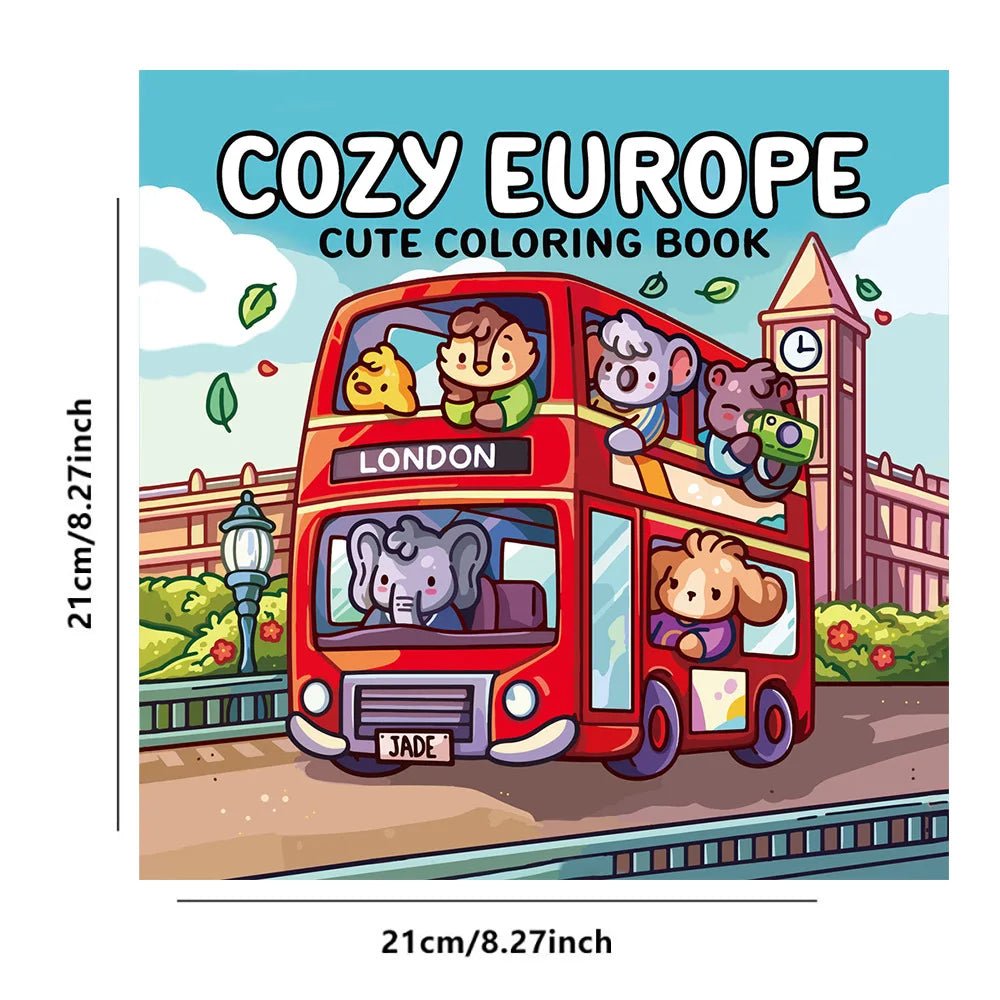 Europa Kleurboek voor Volwassenen – Cozy & Schattige Illustraties - Spotlights shopping