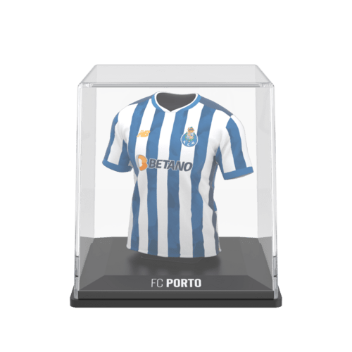 FC Porto My Jersey 2024/2025 Home officieel gelicentieerd mini voetbalshirt met display case en Augmented Reality