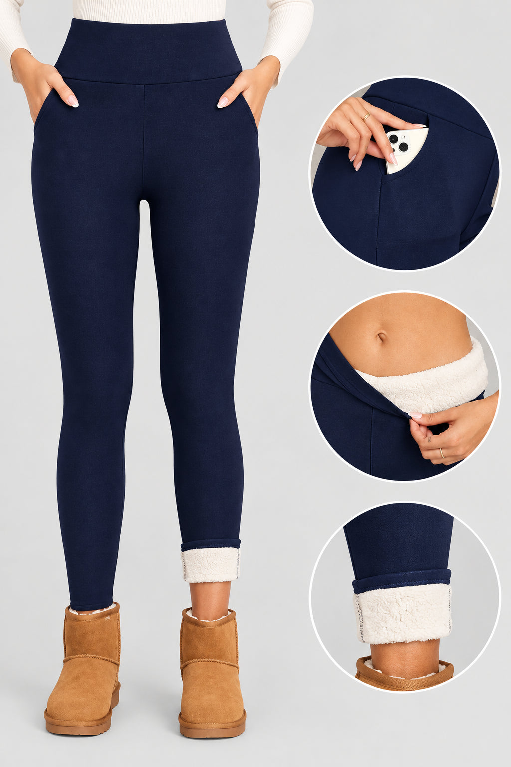 Warme dames legging voor koude dagen