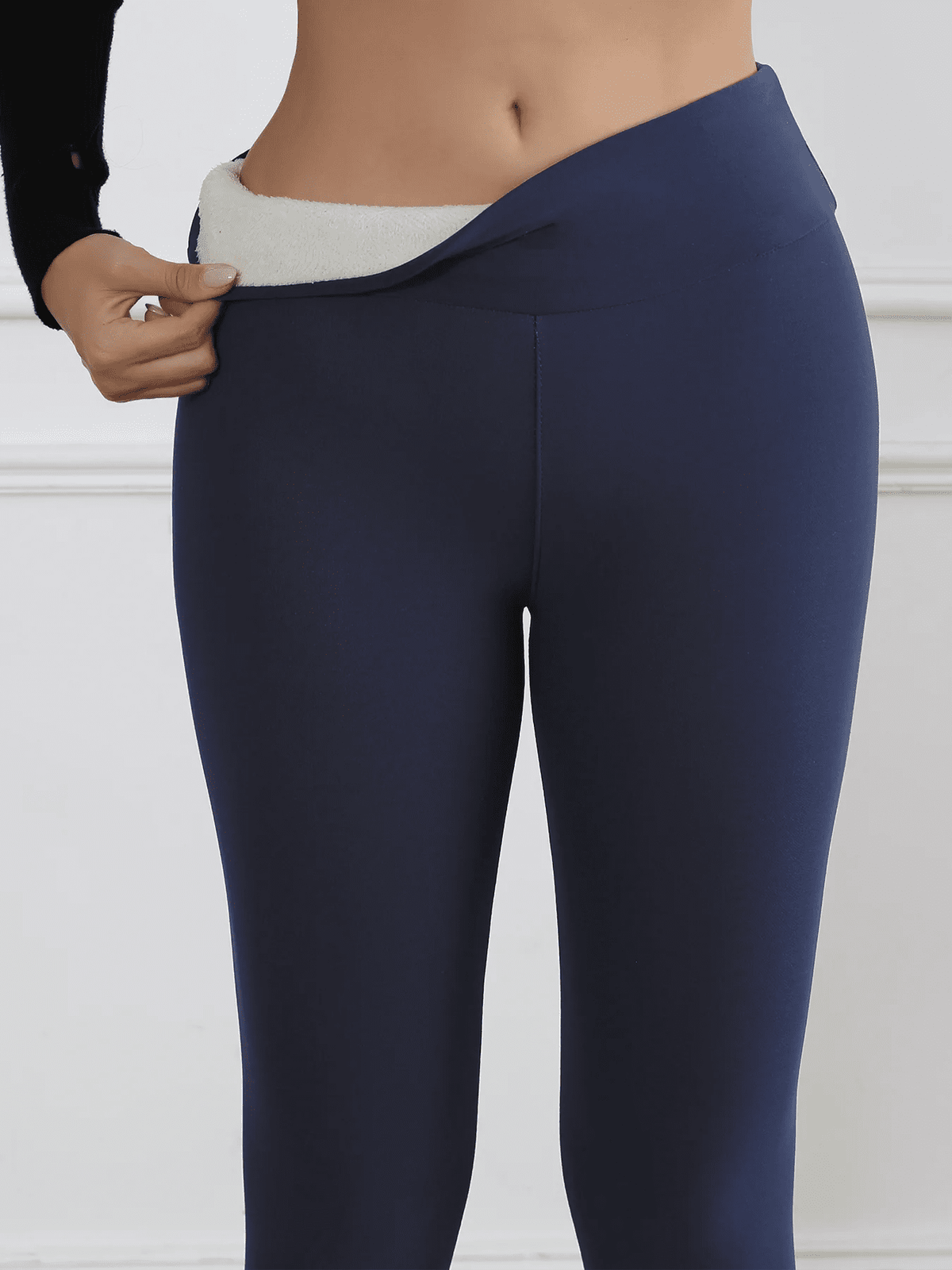 Dames hoge taille legging met flared pasvorm