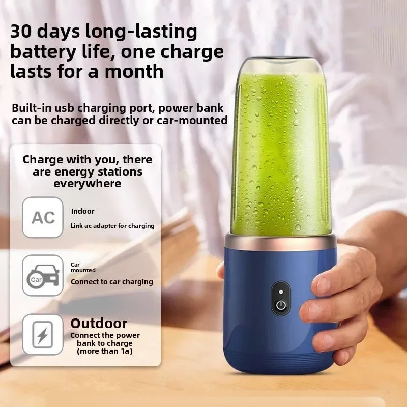 GIOIO Draagbare Blender USB – Mini Smoothie Blender 6 Messen voor Shakes & Sap - Spotlights shopping