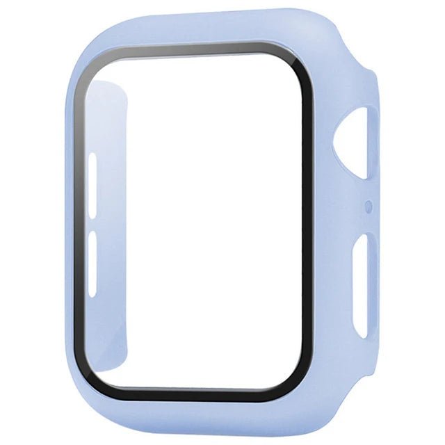 Apple Watch screenprotector met beschermhoes voor Series 5 tot 11 en SE in verschillende maten en kleuren