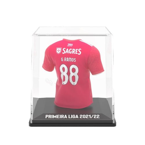 Gonçalo Ramos SL Benfica My Jersey 2021/2022 mini voetbalshirt met display case en Augmented Reality
