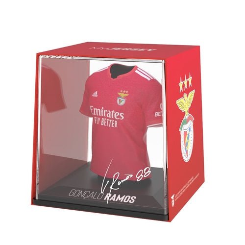 Gonçalo Ramos SL Benfica My Jersey 2021/2022 mini voetbalshirt met display case en Augmented Reality