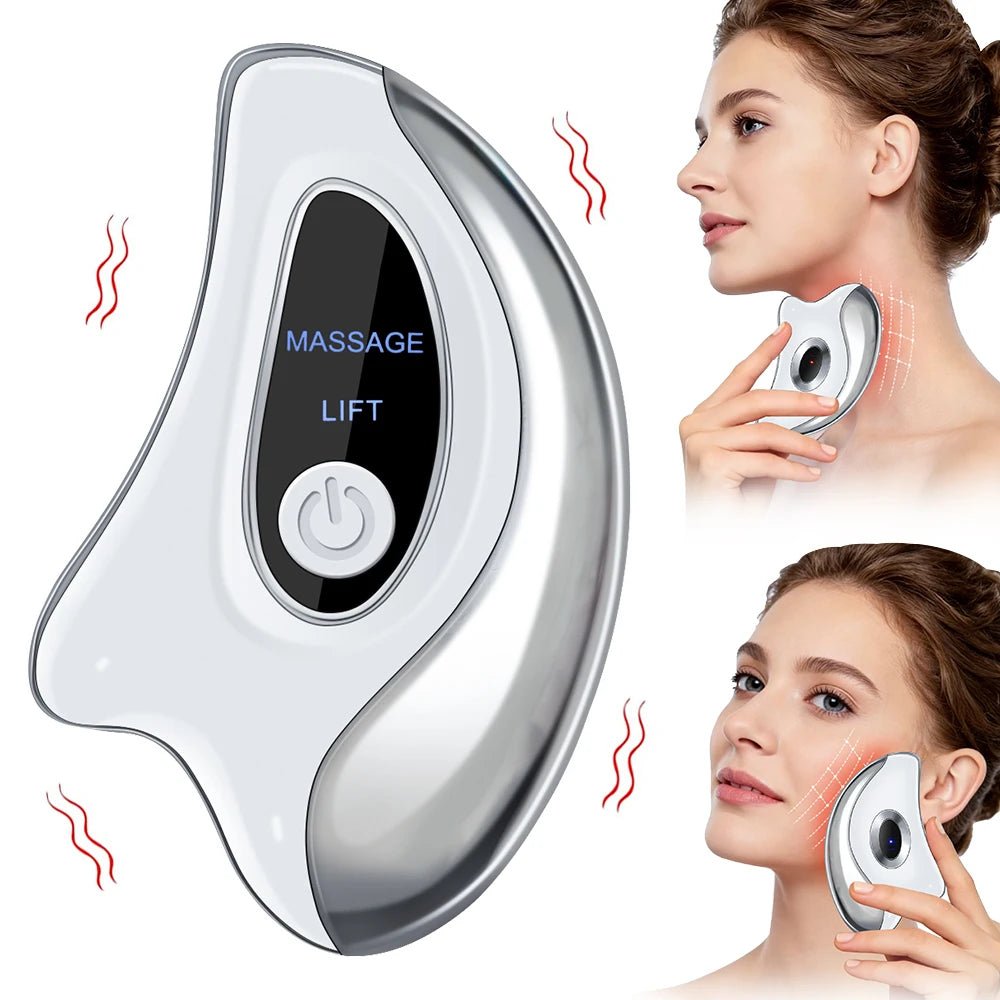 Hailicare Elektrische Gua Sha – Verwarmde Gezichtsmassager met Vibratie - Spotlights shopping