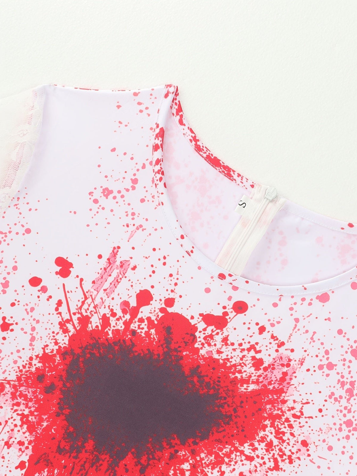 Witte Halloween geestbruid jurk voor dames met kant
