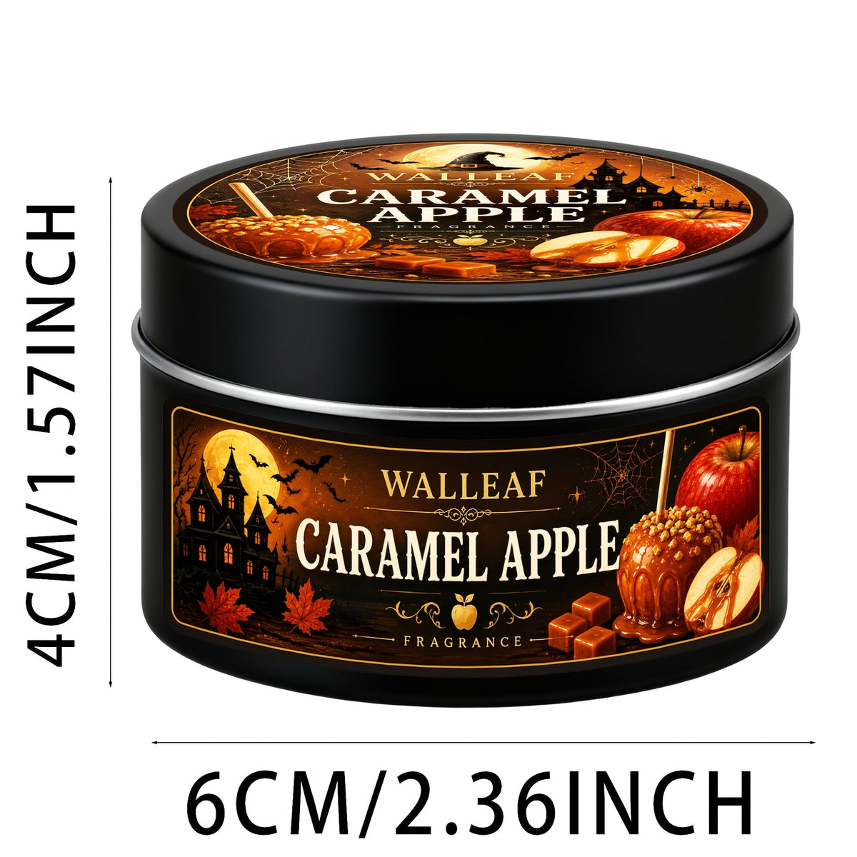 Halloween geurkaarsen set met 4 herfstgeuren