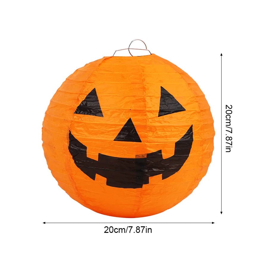Hangende Halloween lantaarns met pompoenmotief