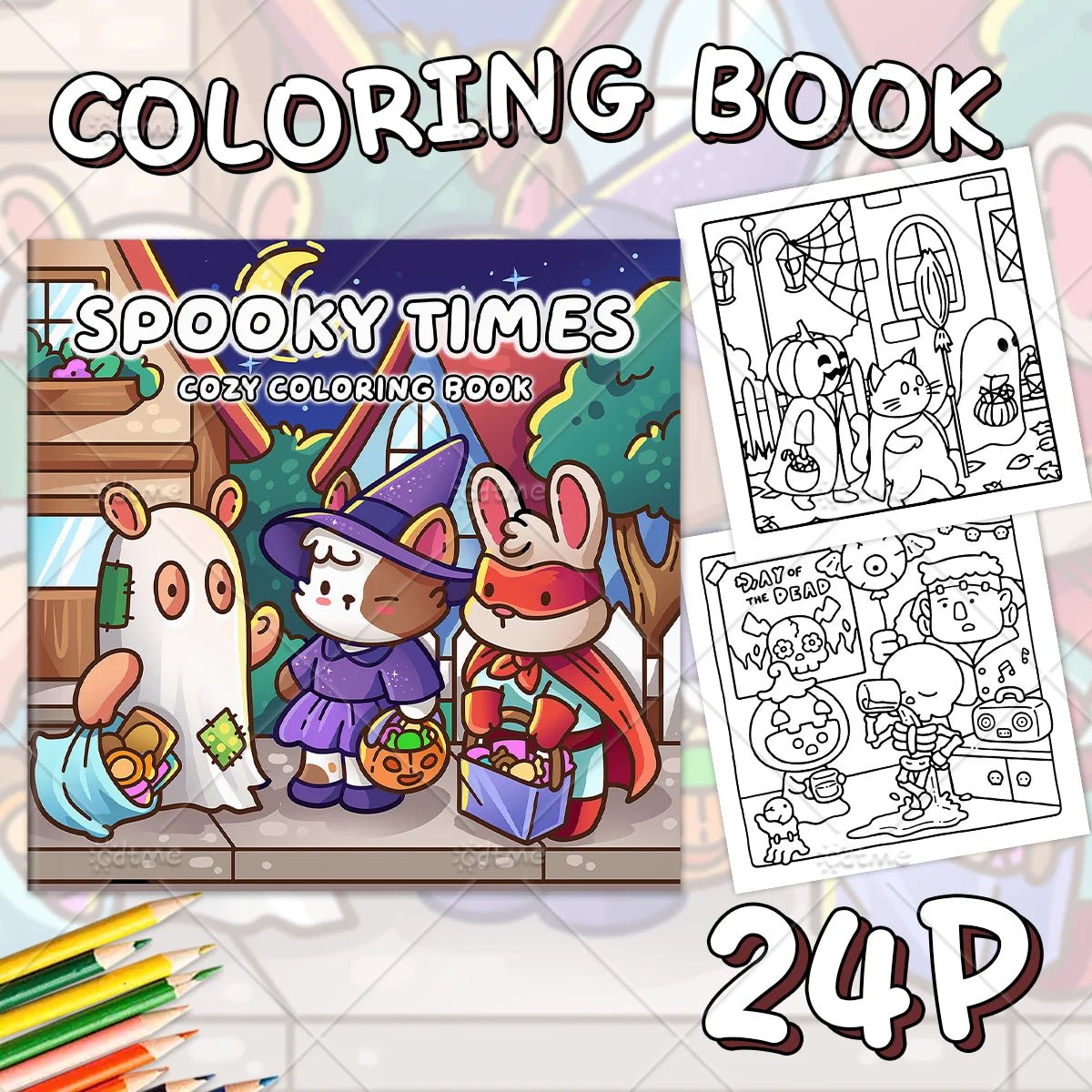 Halloween Kleurboek voor Volwassenen – Cozy Trick or Treat - Spotlights shopping