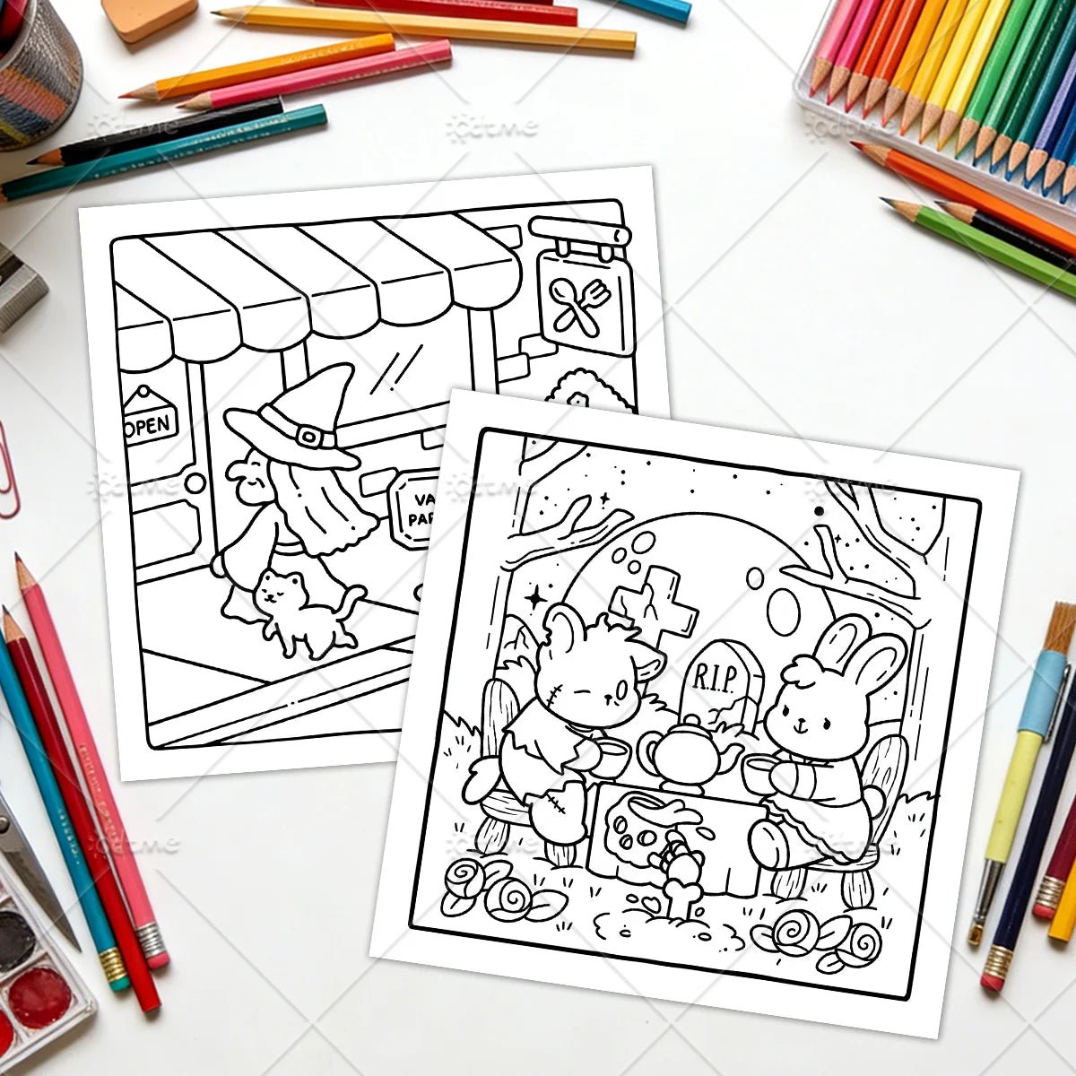 Halloween Kleurboek voor Volwassenen – Cozy Trick or Treat - Spotlights shopping