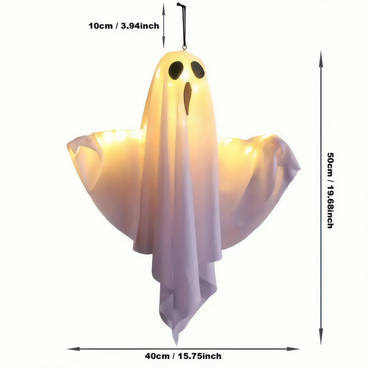 Halloween LED verlichting met lichtgevende ogen van 20 inch