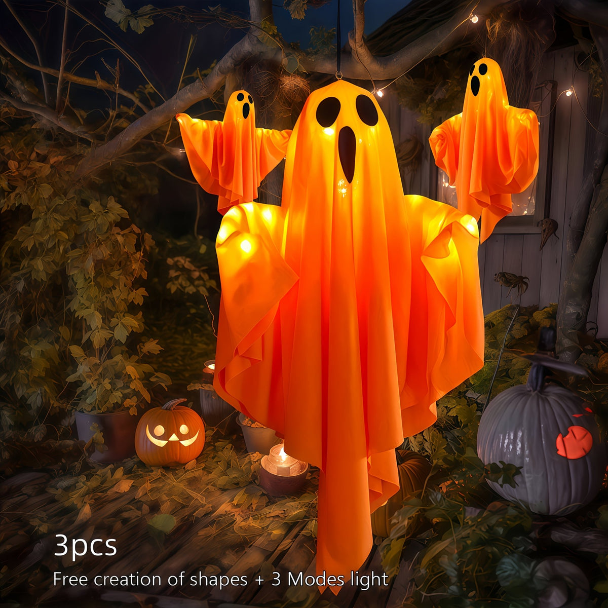 Halloween LED verlichting met lichtgevende ogen van 20 inch
