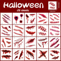 20 vellen tijdelijke Halloween neptatoeages