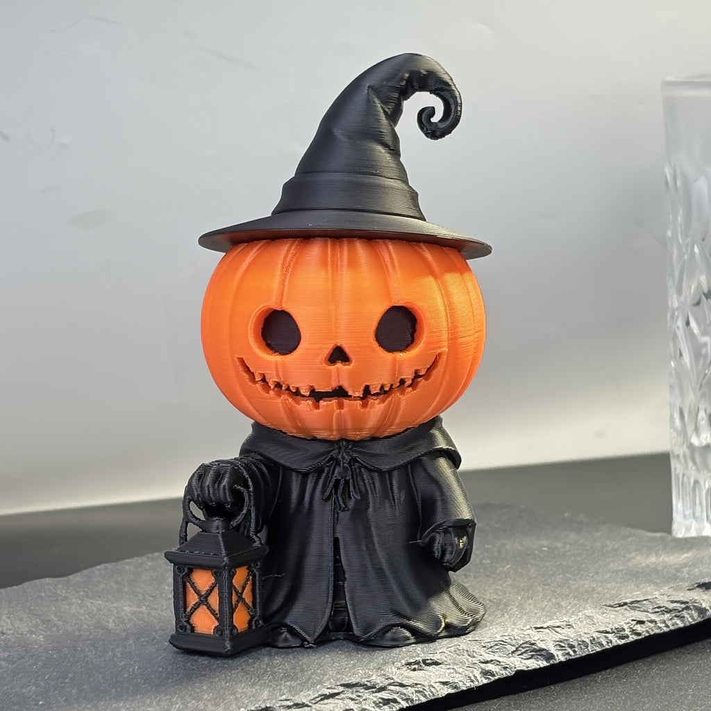 Halloween decoratie met pompoenbeeldje