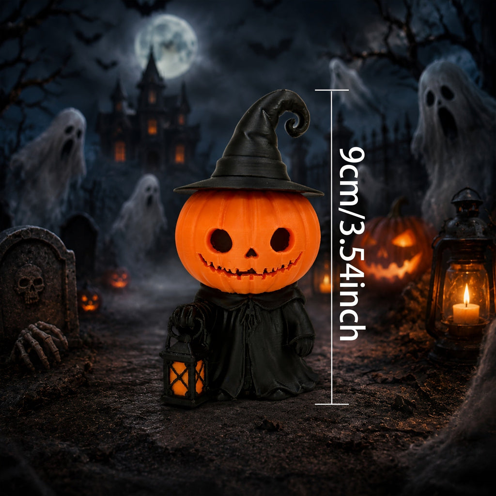 Halloween decoratie met pompoenbeeldje