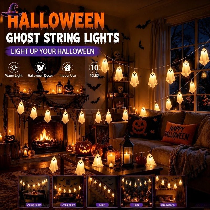 Halloween lichtslinger voor binnen met LED verlichting