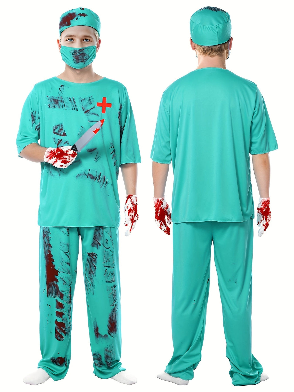 Bloederige doktersjas voor Halloween