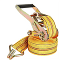 Heavy duty ratelband van 5 cm x 6,1 meter met dubbele J-haken voor veilig ladingtransport