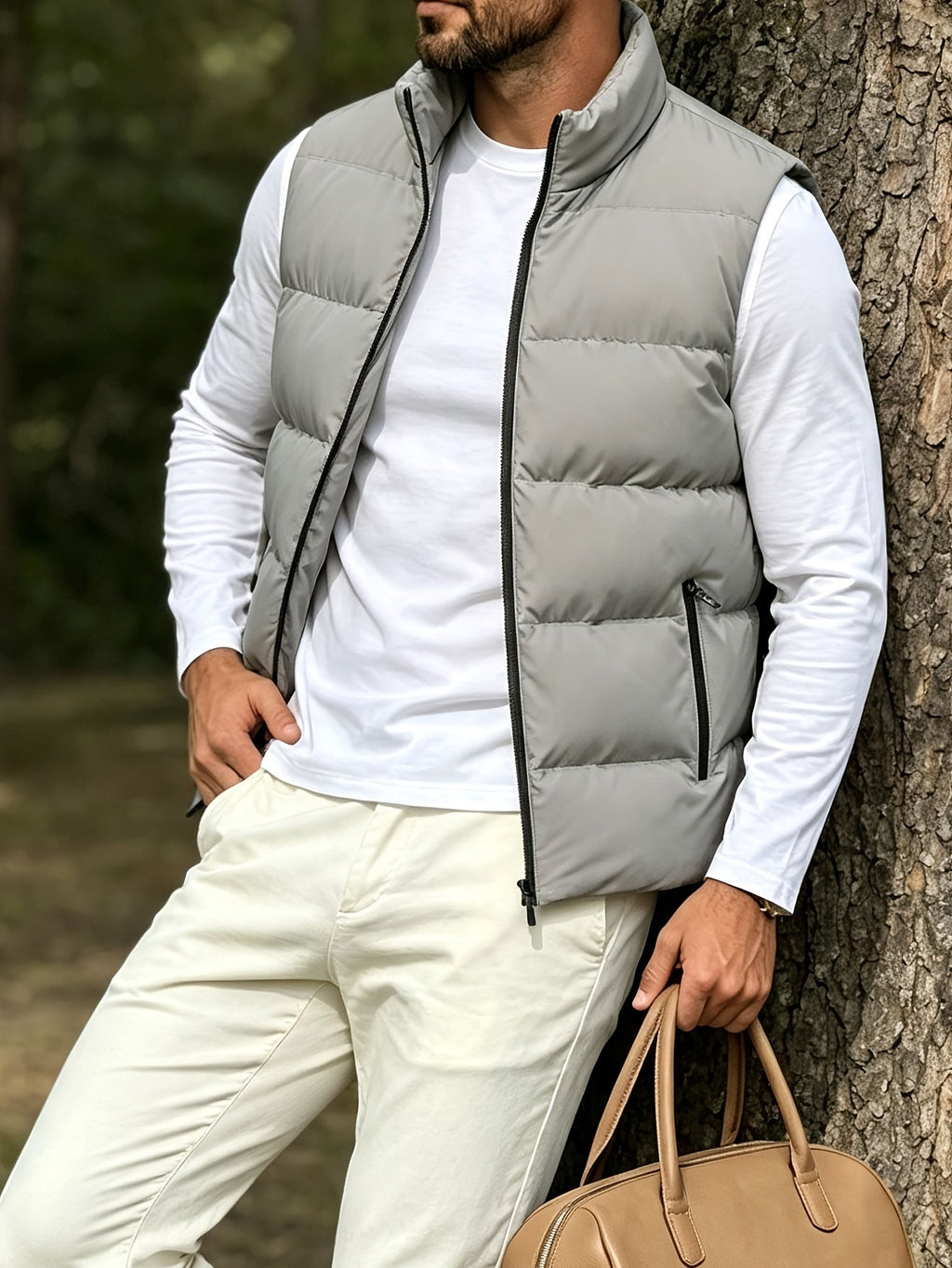 Casual bodywarmer voor heren