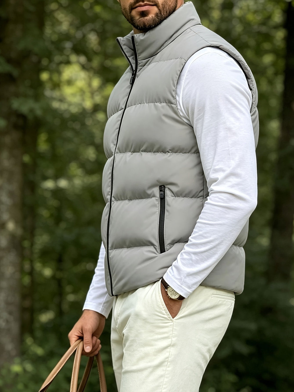 Casual bodywarmer voor heren
