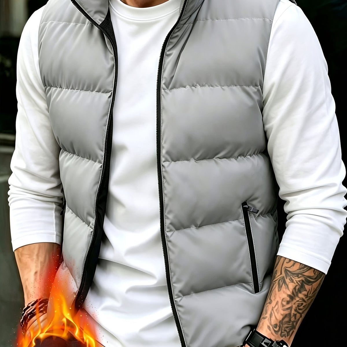 Casual bodywarmer voor heren