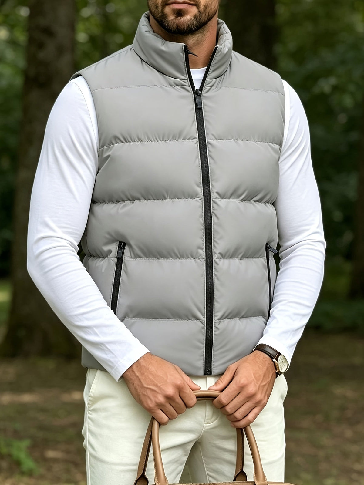 Casual bodywarmer voor heren