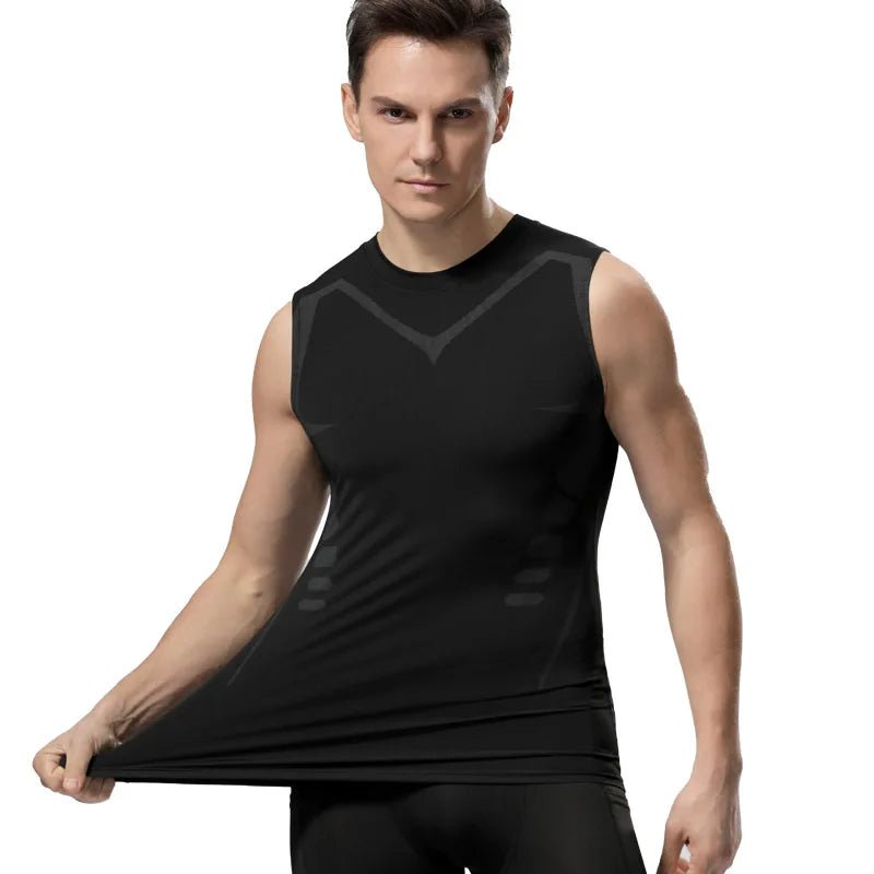 Mouwloos compressieshirt voor sport en training