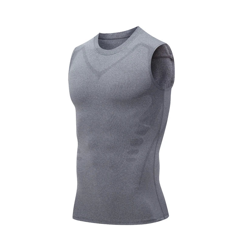 Mouwloos compressieshirt voor sport en training