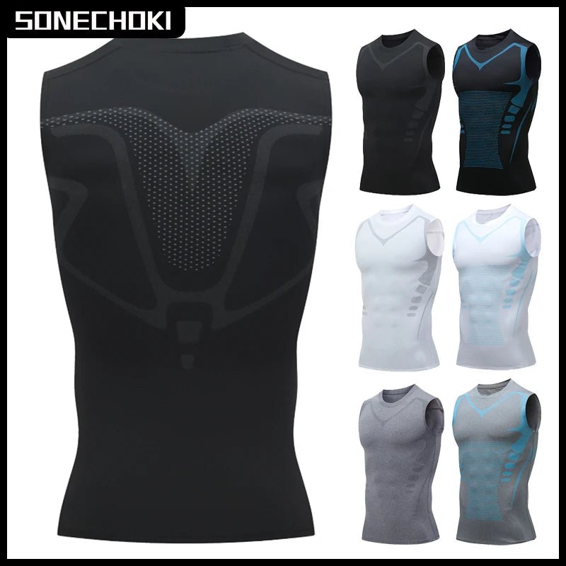 Mouwloos compressieshirt voor sport en training