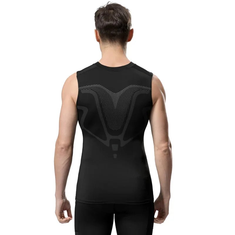 Mouwloos compressieshirt voor sport en training