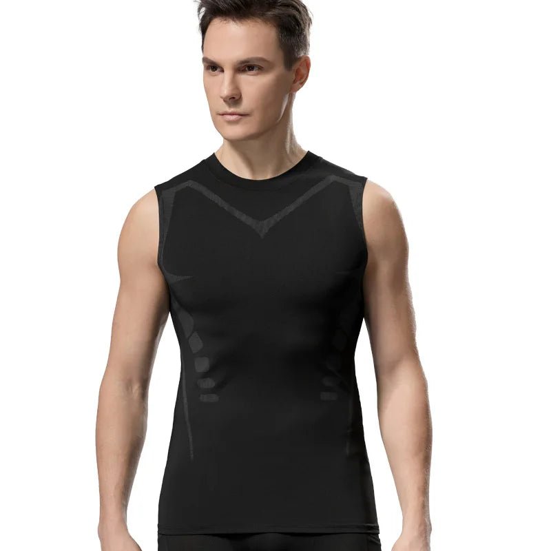 Mouwloos compressieshirt voor sport en training