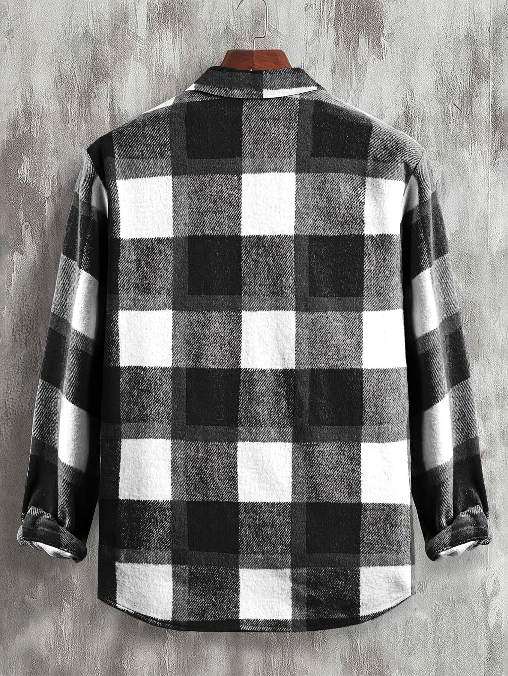 Heren geruite jas in vintage stijl