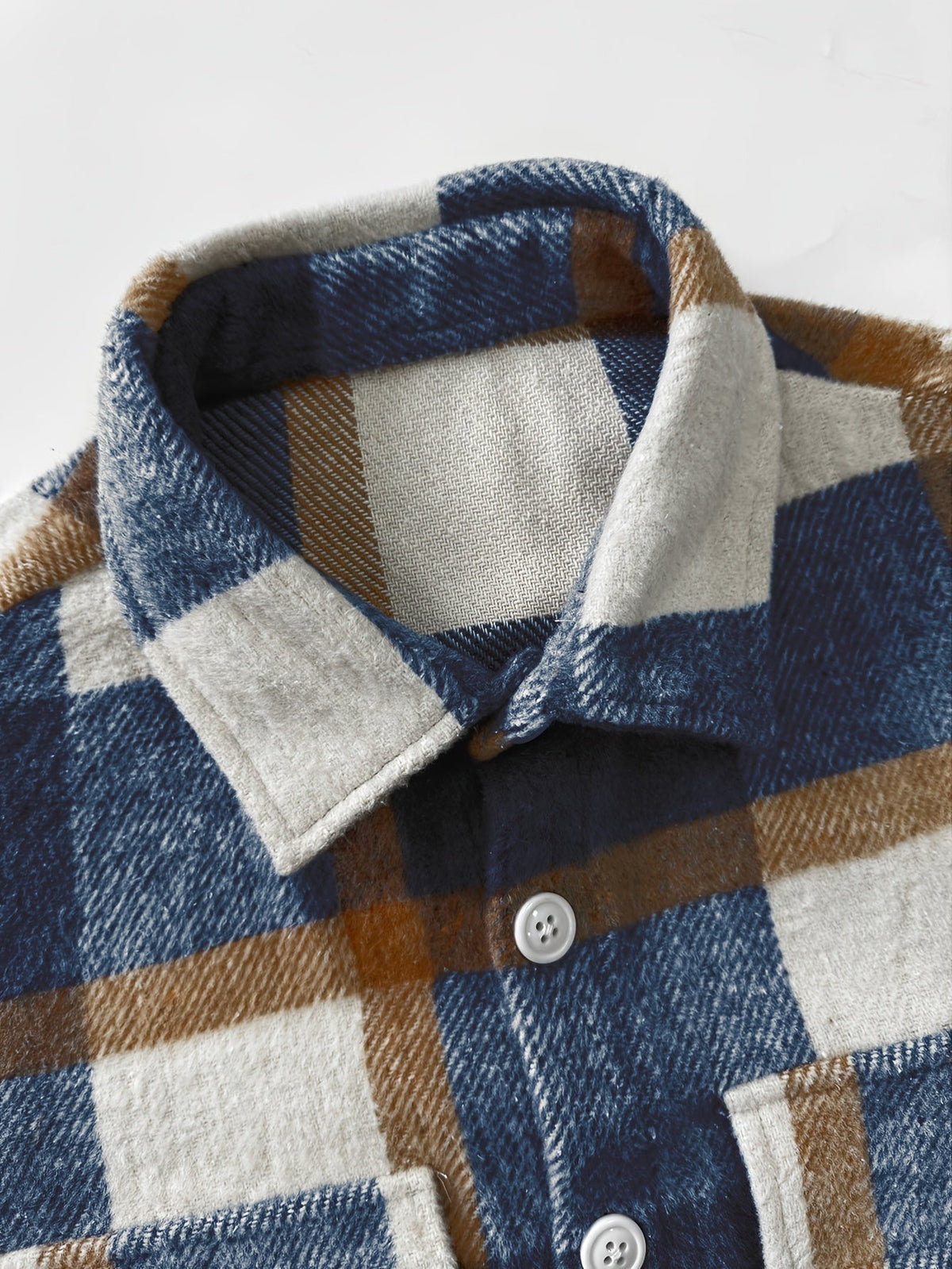 Heren geruite jas in vintage stijl