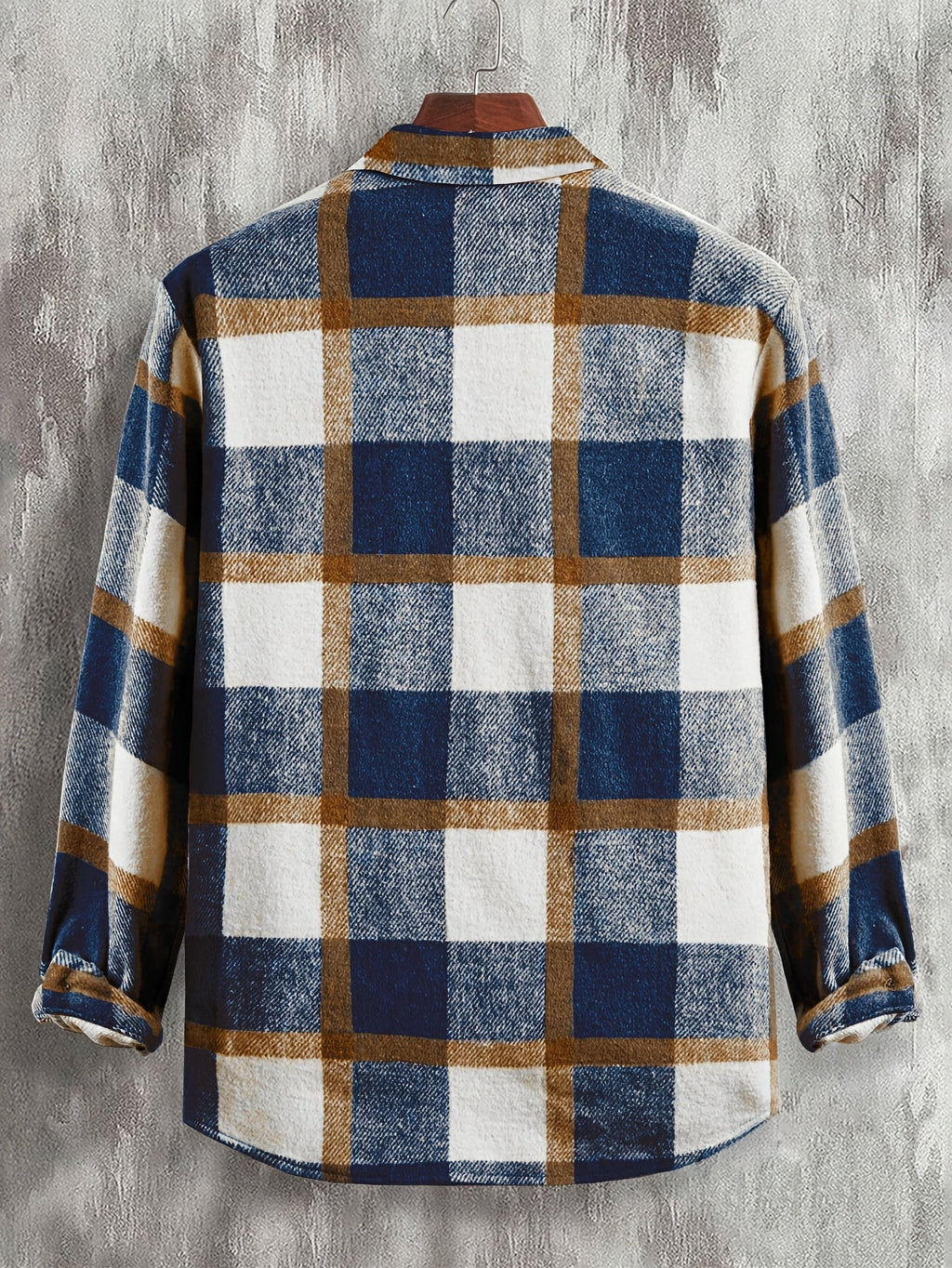Heren geruite jas in vintage stijl