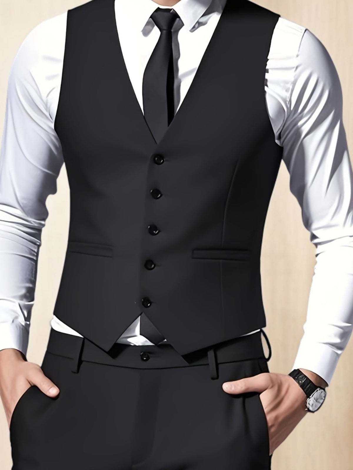 Heren gilet voor een formele outfit
