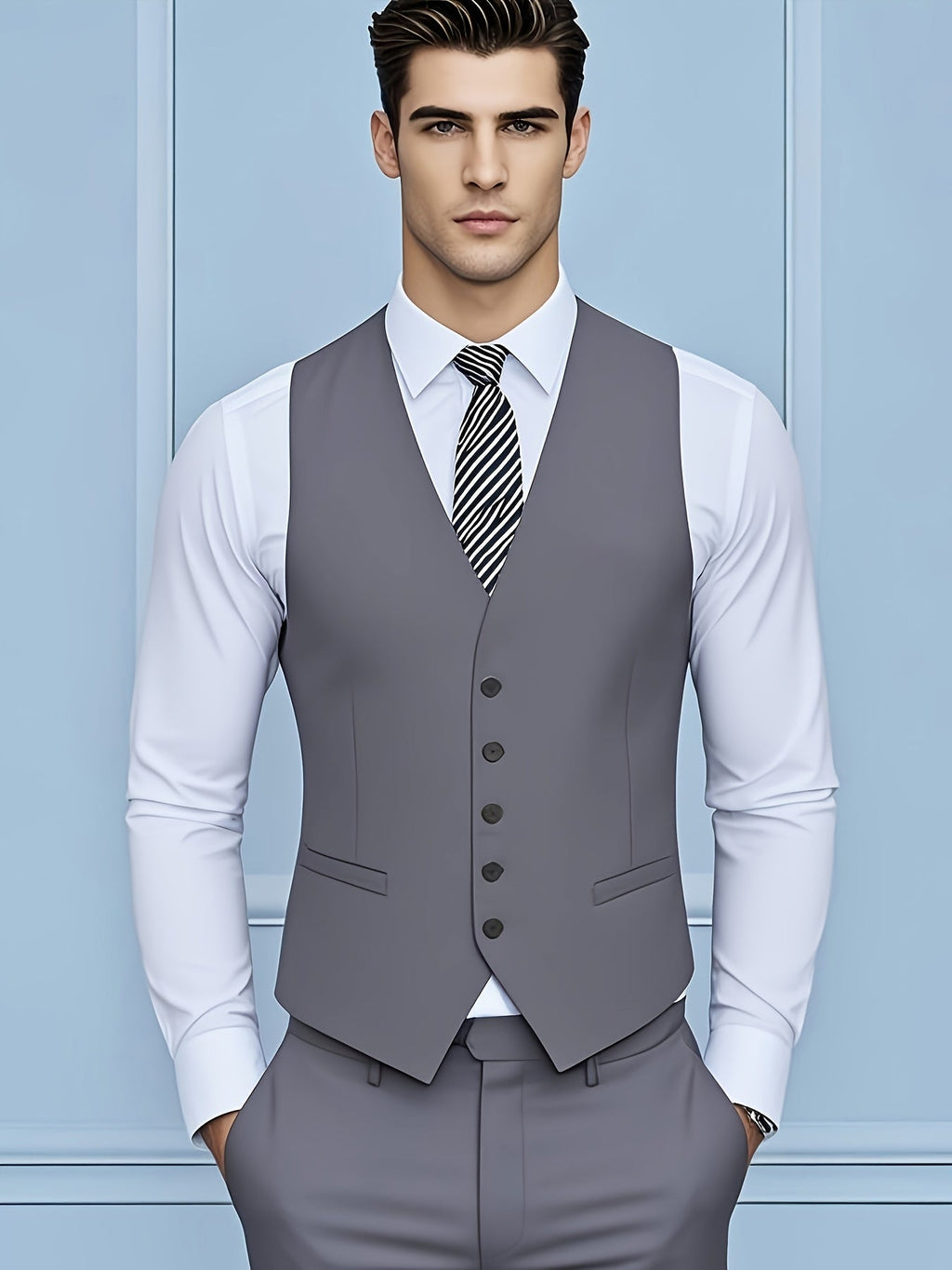 Heren gilet voor een formele outfit