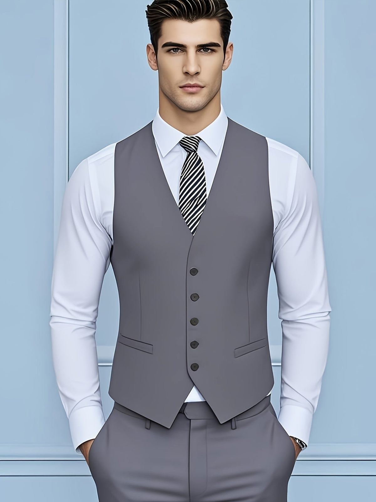 Heren gilet voor een formele outfit