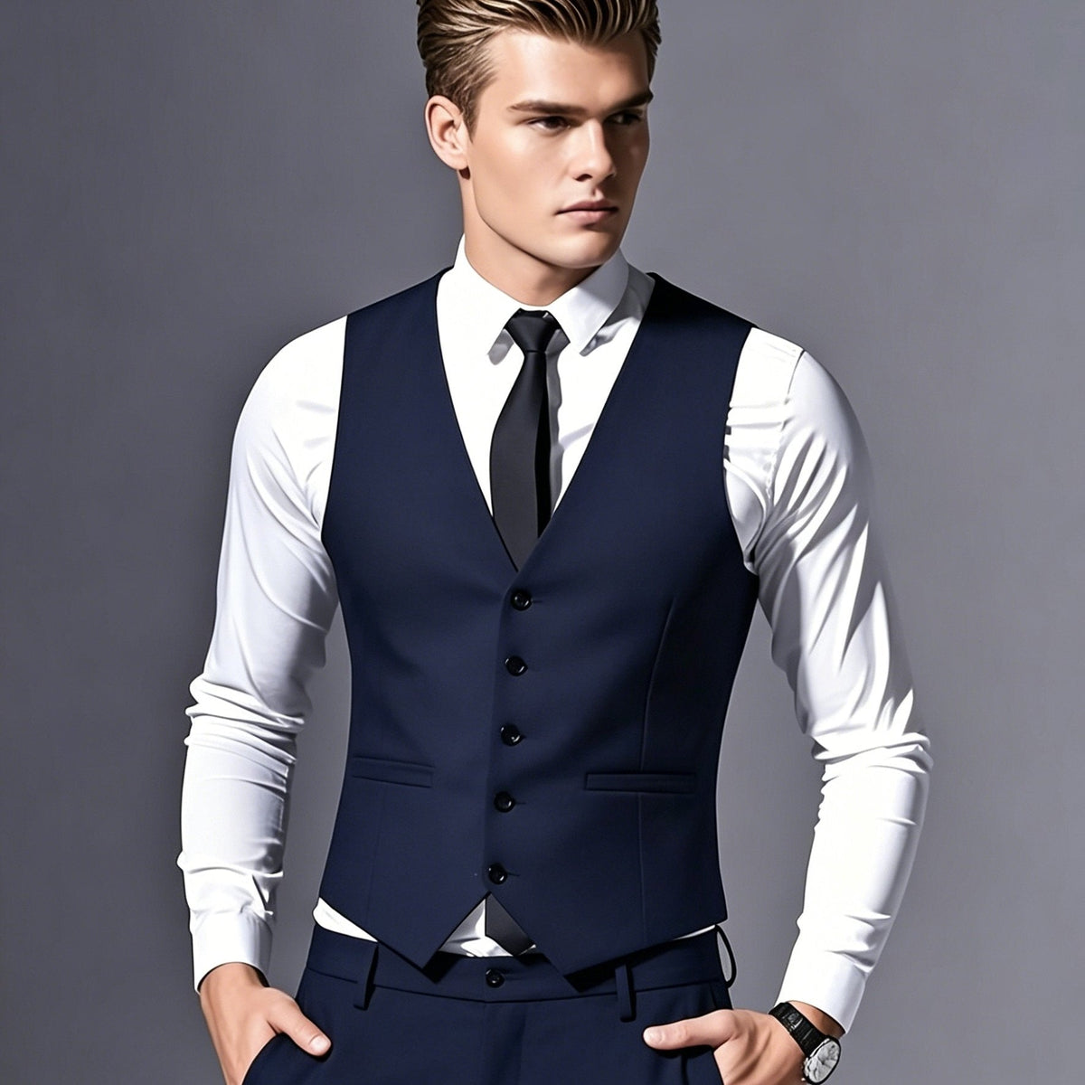 Heren gilet voor een formele outfit