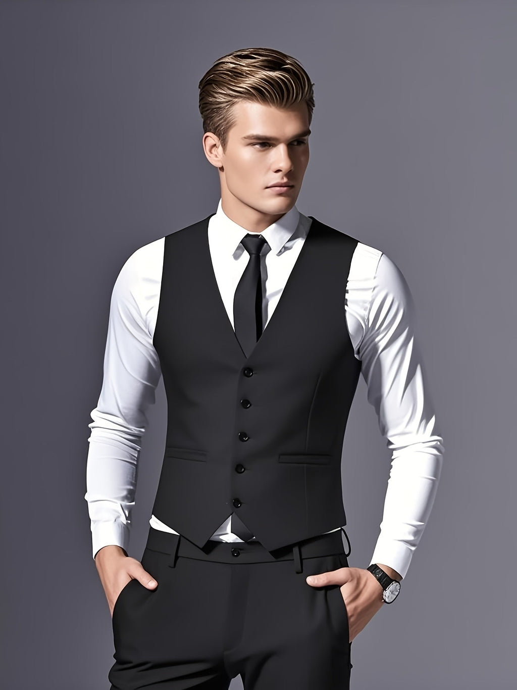 Heren gilet voor een formele outfit