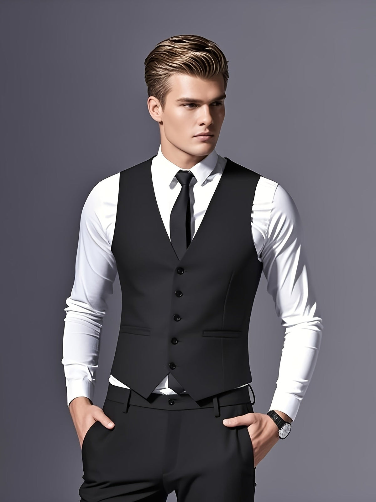 Heren gilet voor een formele outfit