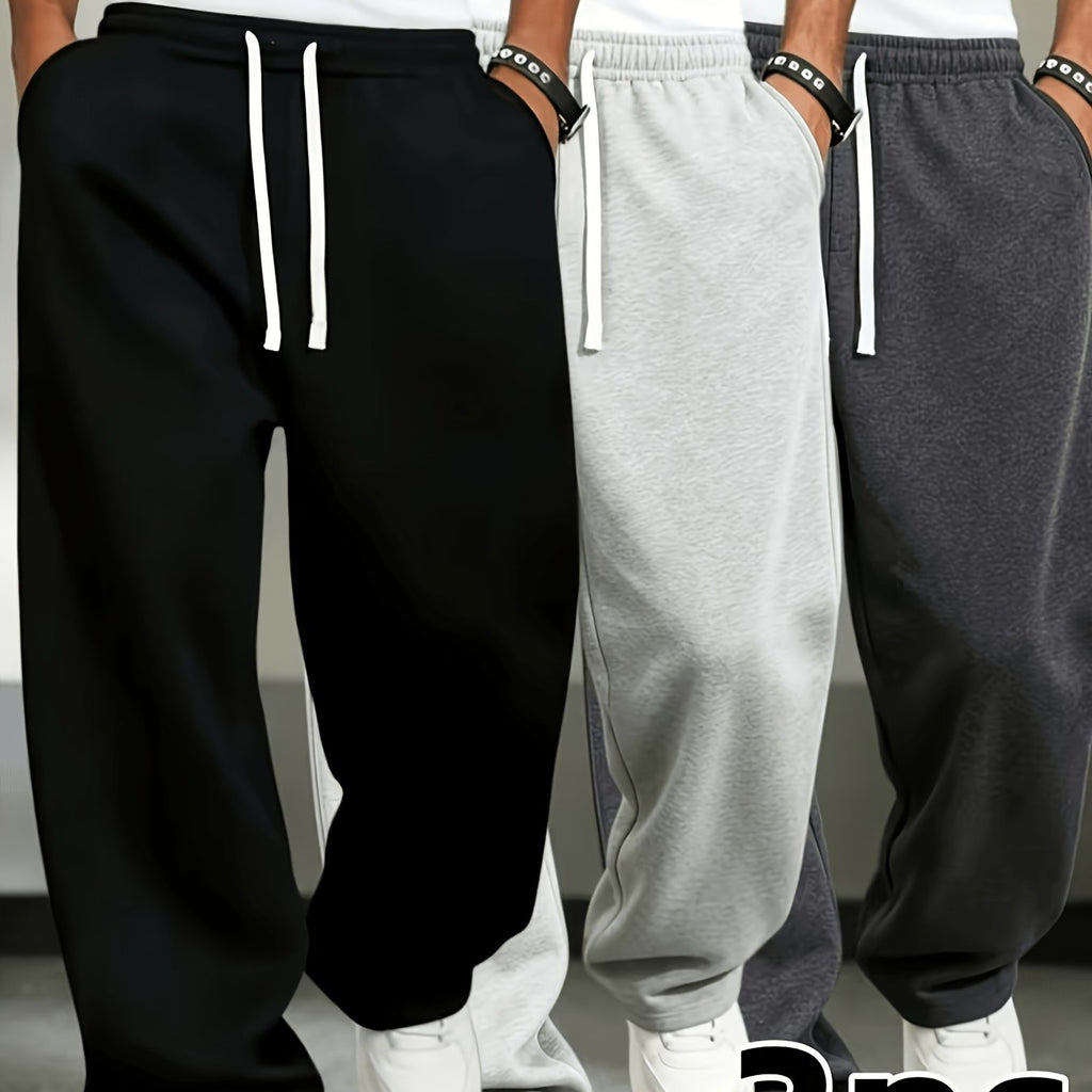 Heren Joggingbroek 3-Pack – Zacht & Losvallend - Spotlights shopping