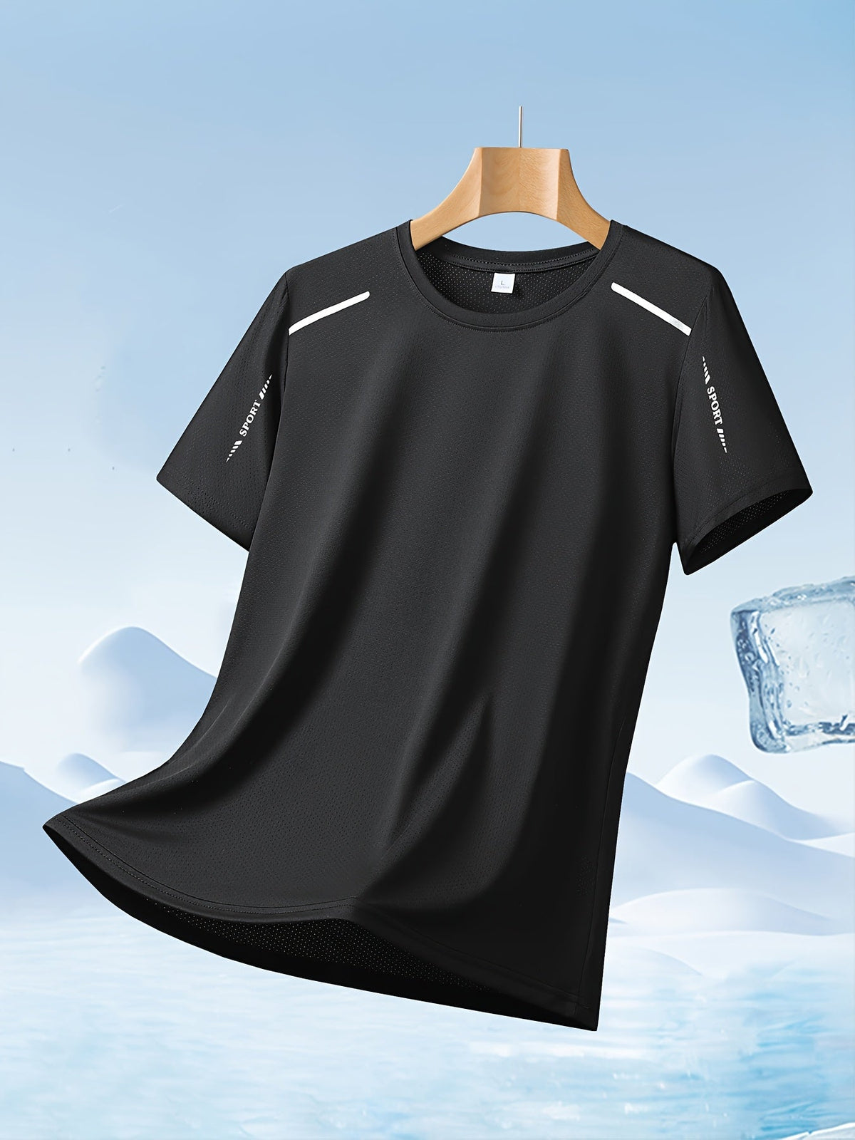 Set van 4 lichtgewicht sport T-shirts voor heren