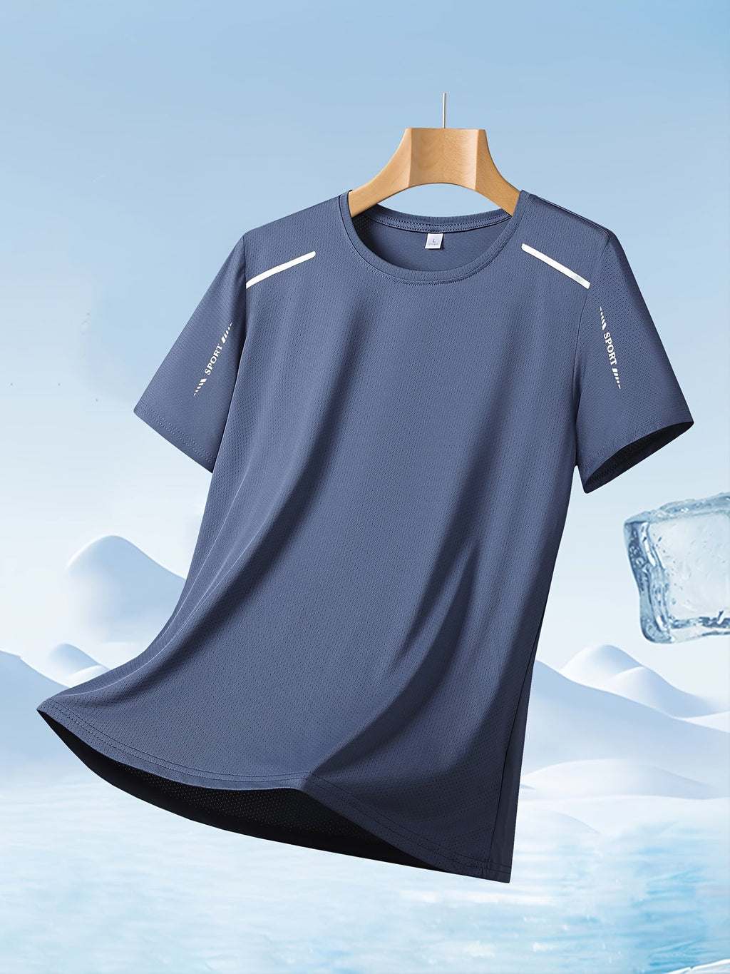 Set van 4 lichtgewicht sport T-shirts voor heren